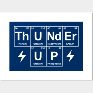 Thunder Up, Periodic Table - Navy Posters and Art